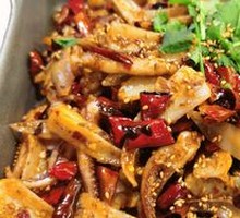 Stir-fried Squid and Pork Ribs