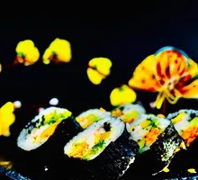 Sushi Shrimp and Cod Platter Aki