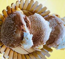 Scallion pancake with egg