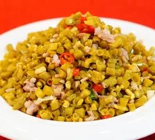 Minced Pork with Sour Beans