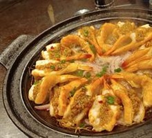 Stoneware-Baked Shrimp