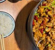 Spicy Pig Intestines and Frog