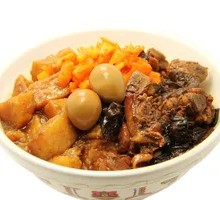 Stir-Fried Chicken and Potato Rice