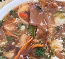 Spicy Soup with Tofu Pudding