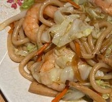 Shrimp Stir-Fried Udon