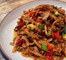 Smoked Bamboo Shoots with Preserved Pork