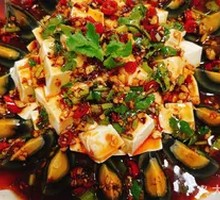 Century egg tofu salad