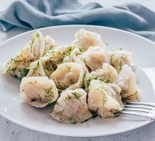 Sour Cabbage and Pork Crust Dumplings