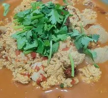 Stewed Fish Offal in Pot