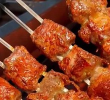 Crispy Pork Fat Skewers