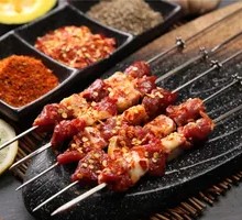 Spicy麻辣 Pork Ribs Skewers