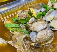 Aluminum-wrapped Scallops Noodles