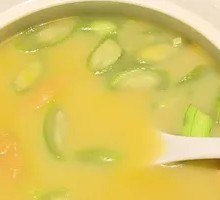 Thick Soup with Fish Cake