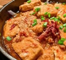 Garlic Ham Braised Tofu