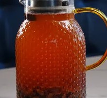Homemade Plum Syrup Drink