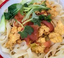 Egg and Tomato Fried Noodles