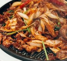 Belle's Grilled Lamb Stir-fry