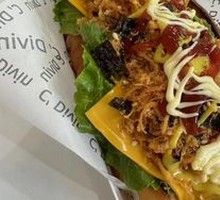 Cheese and Pork Floss Hot Dog