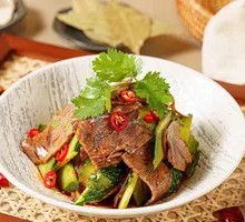 Cucumber with Beef Shank Salad