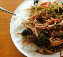 Fish-Flavored Shredded Pork Rice Bowl