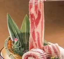 Pork Belly with Wild Garlic Leaves