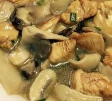Steamed Chicken with Mushrooms