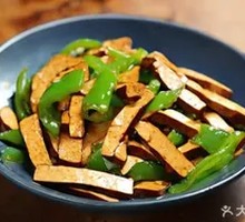 Stir-fried Bell Pepper with Tofu Cubes