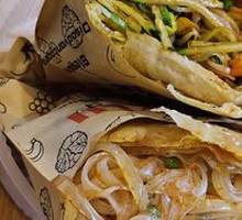 Cold Glass Noodles with Flatbread