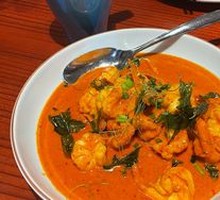 Yellow Curry Stir-Fried Shrimp