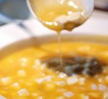 Crab Roe Shrimp Tofu