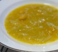 Saffron-Infused Chestnut Cabbage