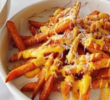 Cheesy Sweet Potato Fries
