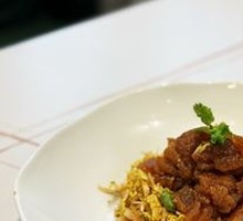 Bok choy and jellyfish salad