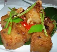 XO Sauce Stir-Fried Radish Cake