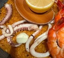Spanish Traditional Mixed Seafood Rice