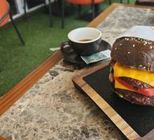 Double Beef Cheese Black Burger