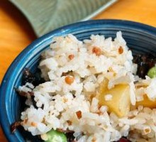 Porcini Mushroom and Potato Stew in Copper Pot