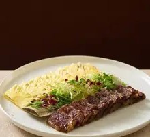 Grilled Ribeye with Caramelized Pineapple