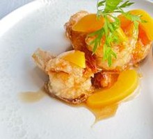Peach Honey Crispy Shrimp