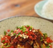 Cured Pork and Mashed Potatoes