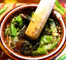 Spicy Pepper and Century Egg Mix