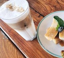 Flame Banana Pancake with Ice Cream