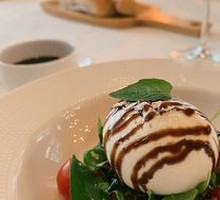 Fresh Tomato with Burrata and Basil