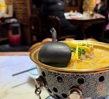 Spicy Acidic Bone Soup in Copper Pot