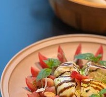 Organic Tomato and Handmade Burrata