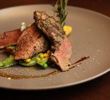 Slow-Roasted Lamb Rack with Parmesan Crust