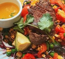 Vibrant Veggie Beef Salad