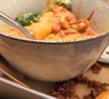 Thai Yellow Curry Sea Bass with Shrimp Rice