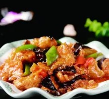 Braised Eggplant Rice Bowl