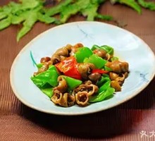 Spicy Green Pepper Stir-fried Intestine